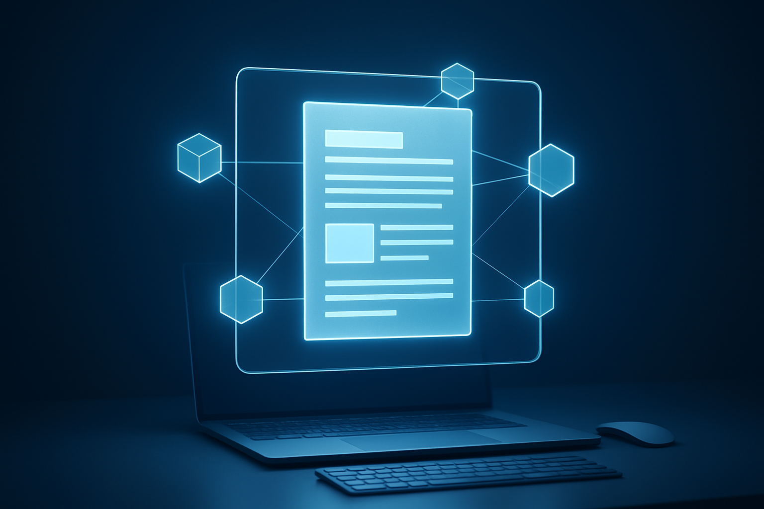 Diagram illustrating GEO content artifacts for AI assistants as structured knowledge nodes