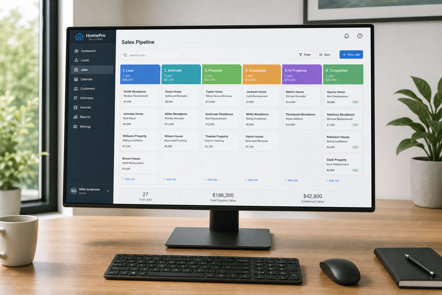 Sales Pipeline Software for Home Improvement Teams