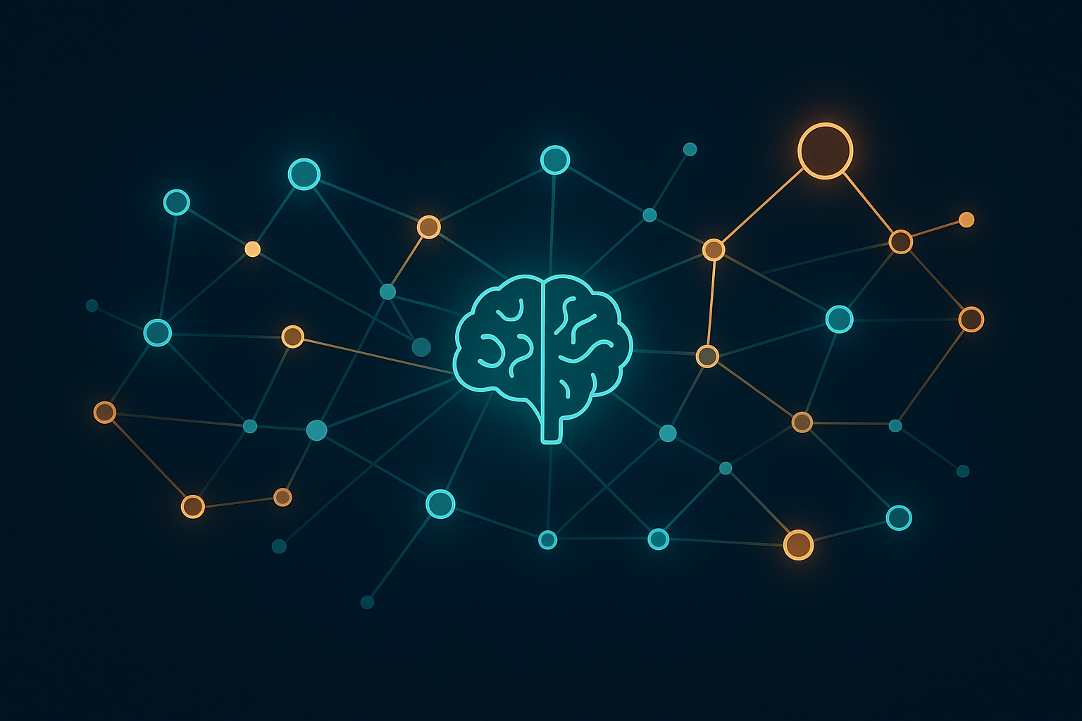 Illustration of AI-driven search connections representing automated SEO optimization