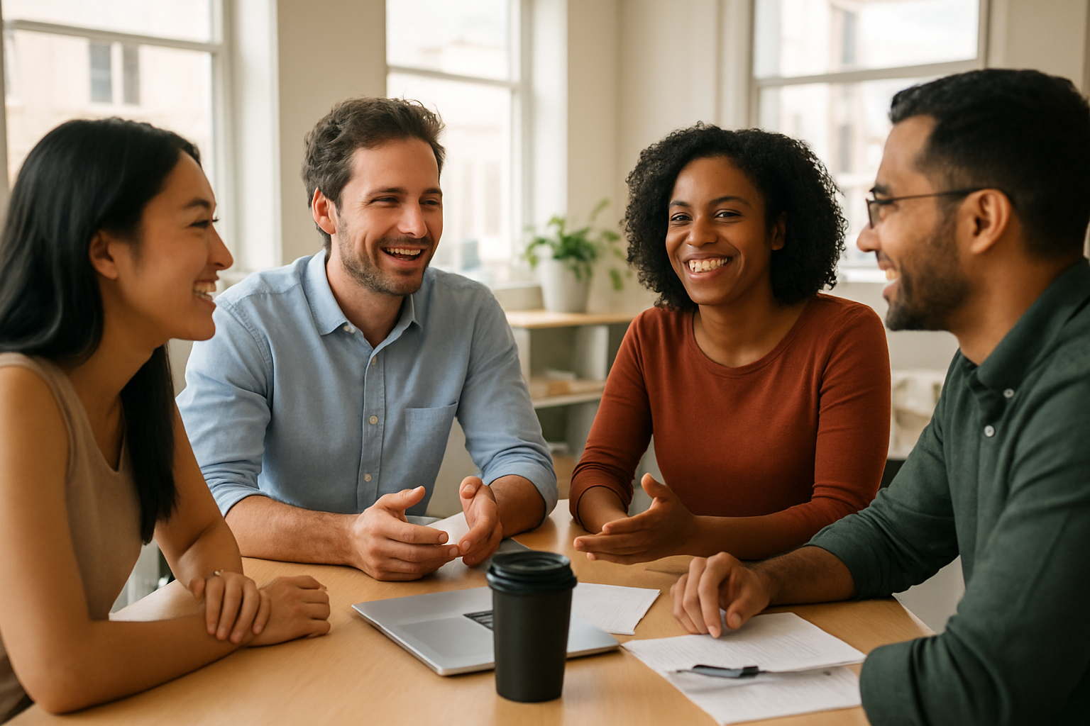 Small business team benefiting from structured HR support and lower HR cost per employee