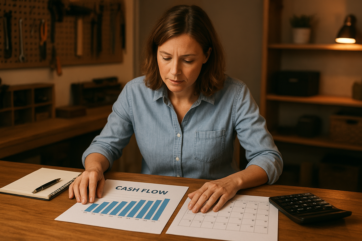 Contractor tracking cash flow to speed up invoice collection