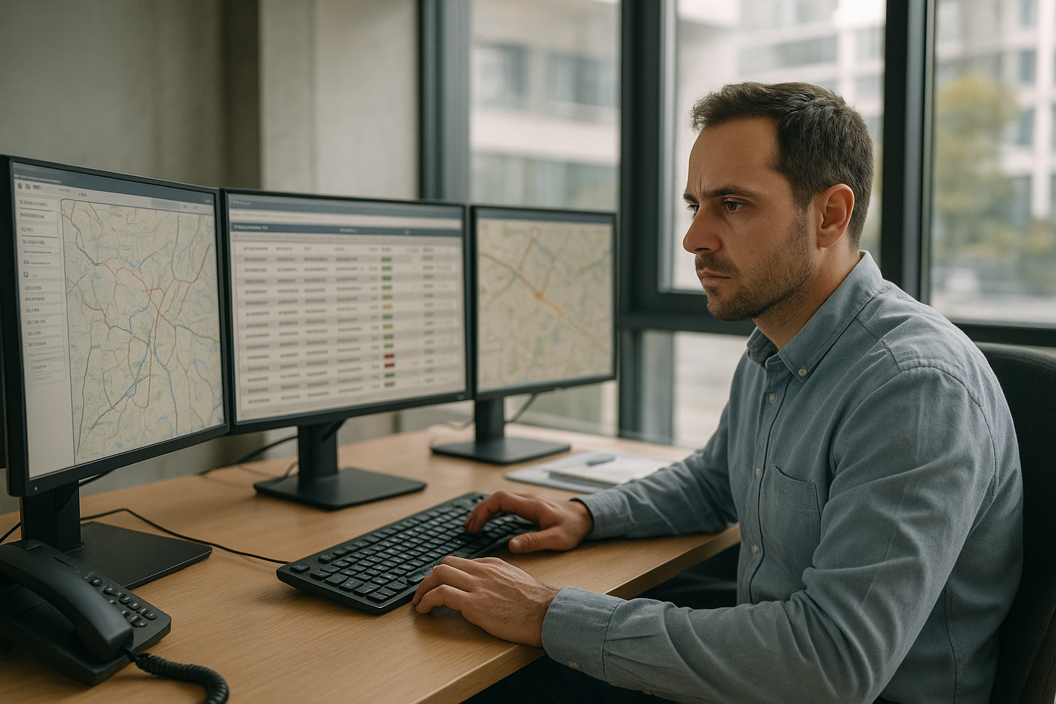 Freight broker coordinating a car shipping order with a vetted carrier network