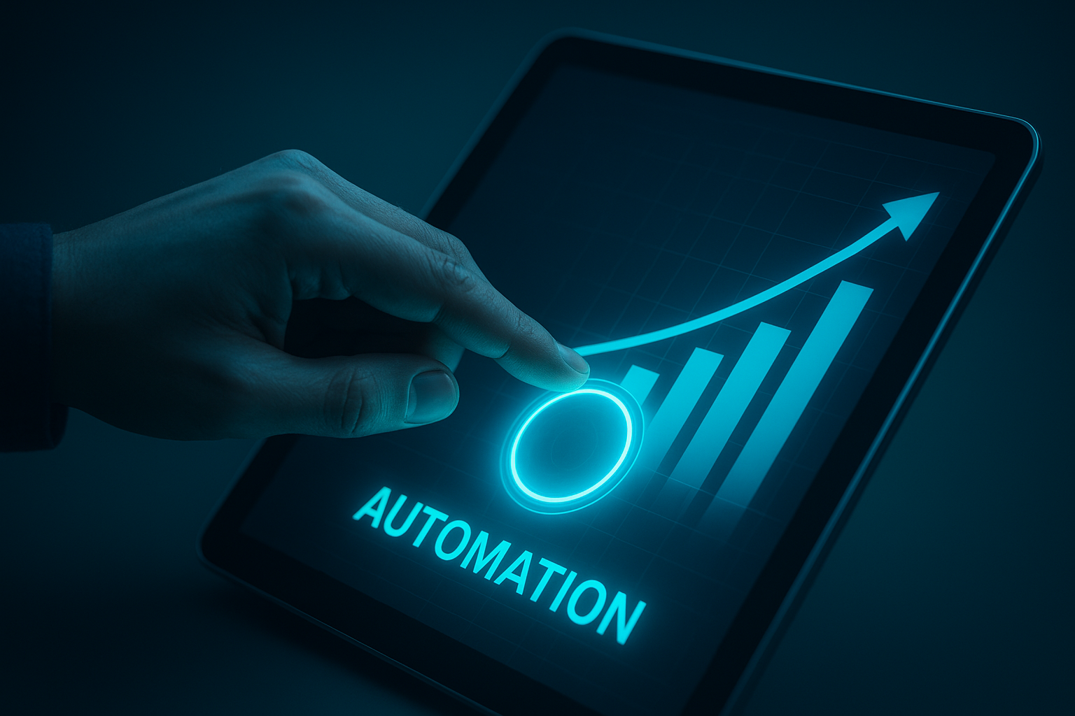 Marketer activating an automated tool to support a data-driven digital marketing campaign