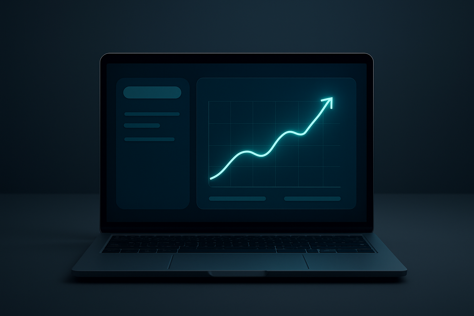 Dashboard showing search authority building tools tracking a rising trust score