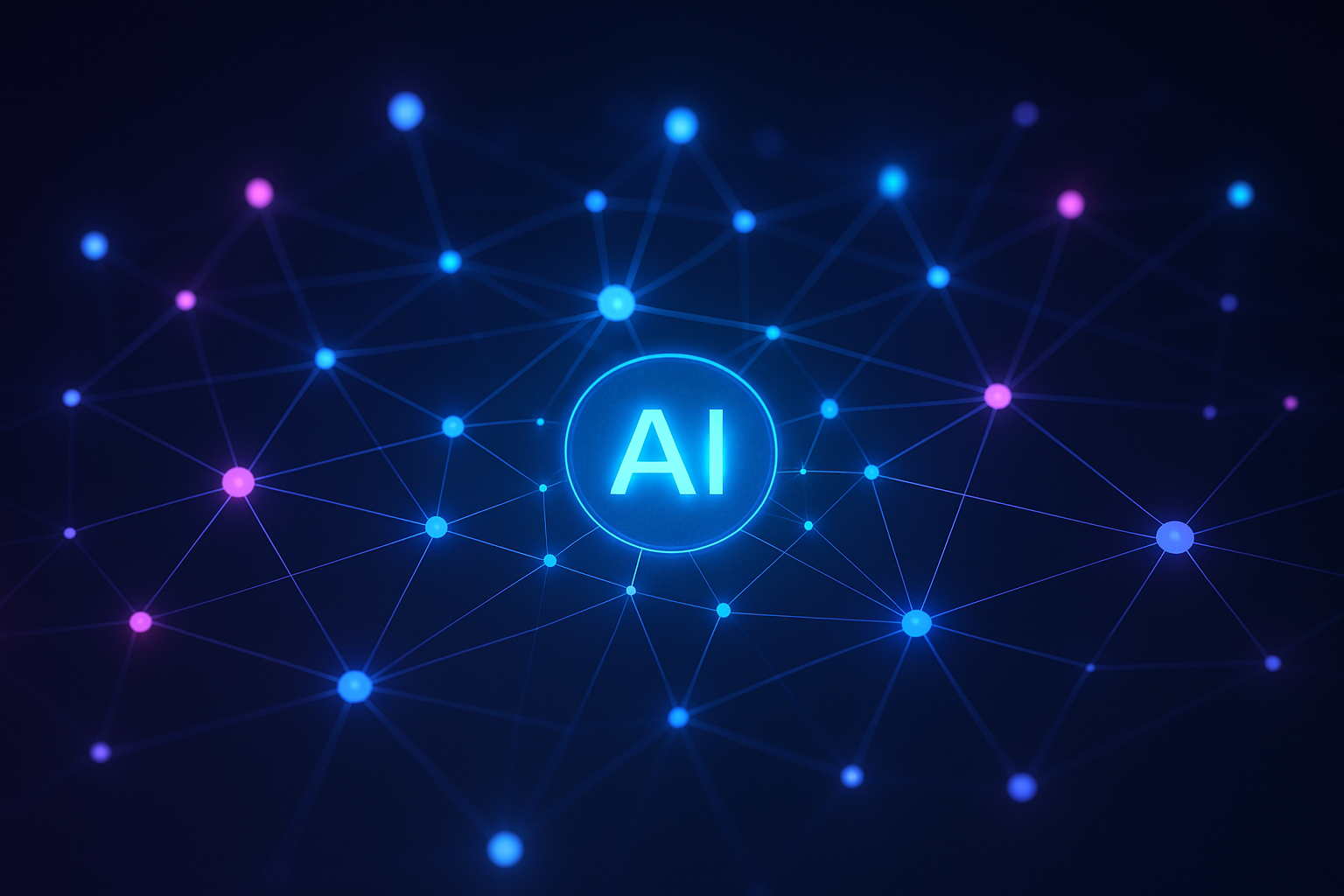 Visual representation of AI content discoverability as an AI system scans and analyzes web content