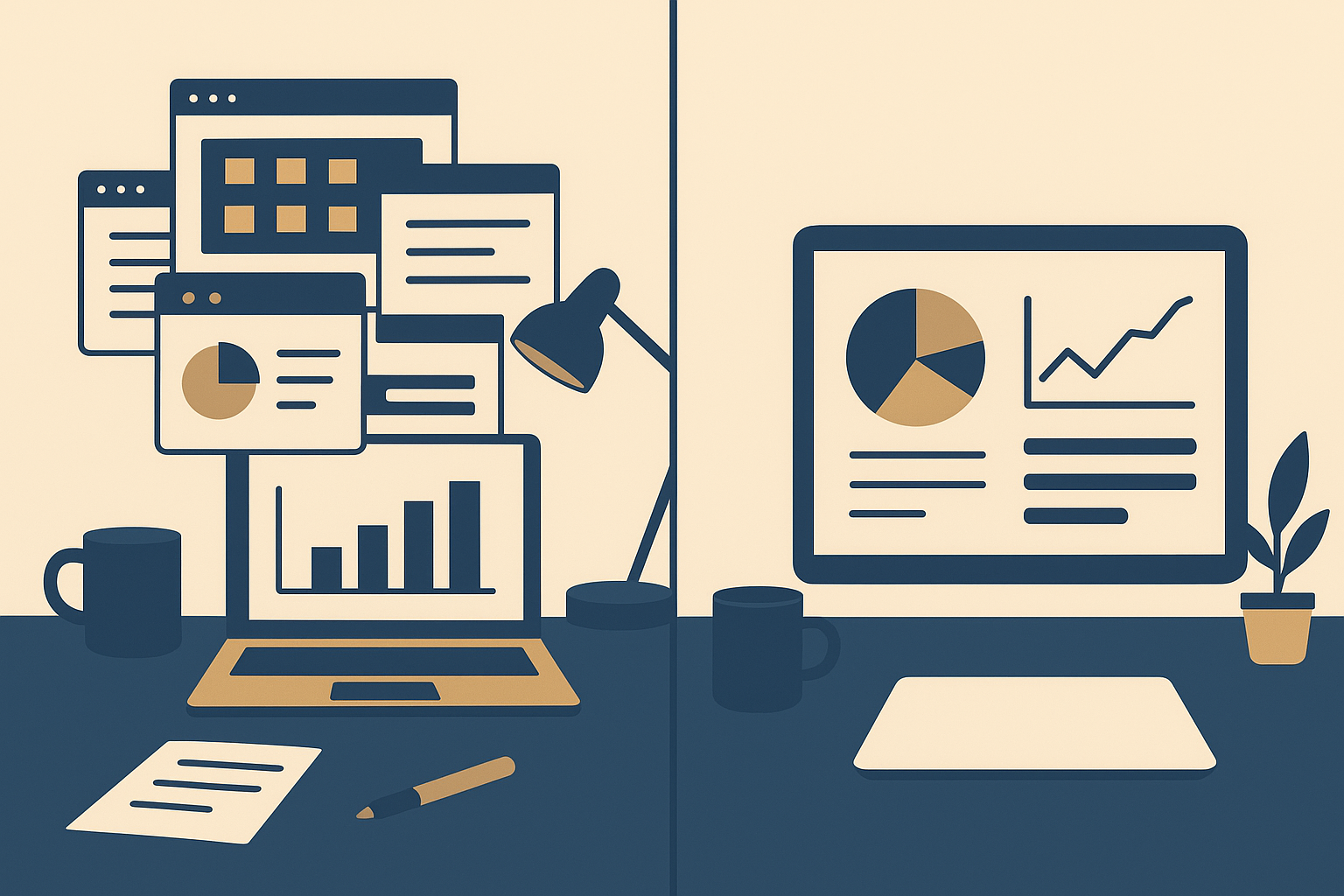 Comparison of scattered prospecting tools versus one unified seller-intelligence dashboard