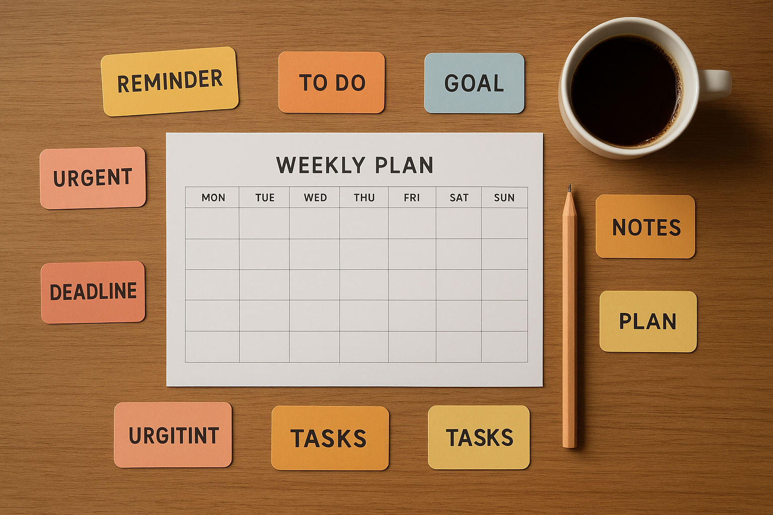 Weekly planning calendar showing core vocabulary themes for a classroom core word of the week schedule