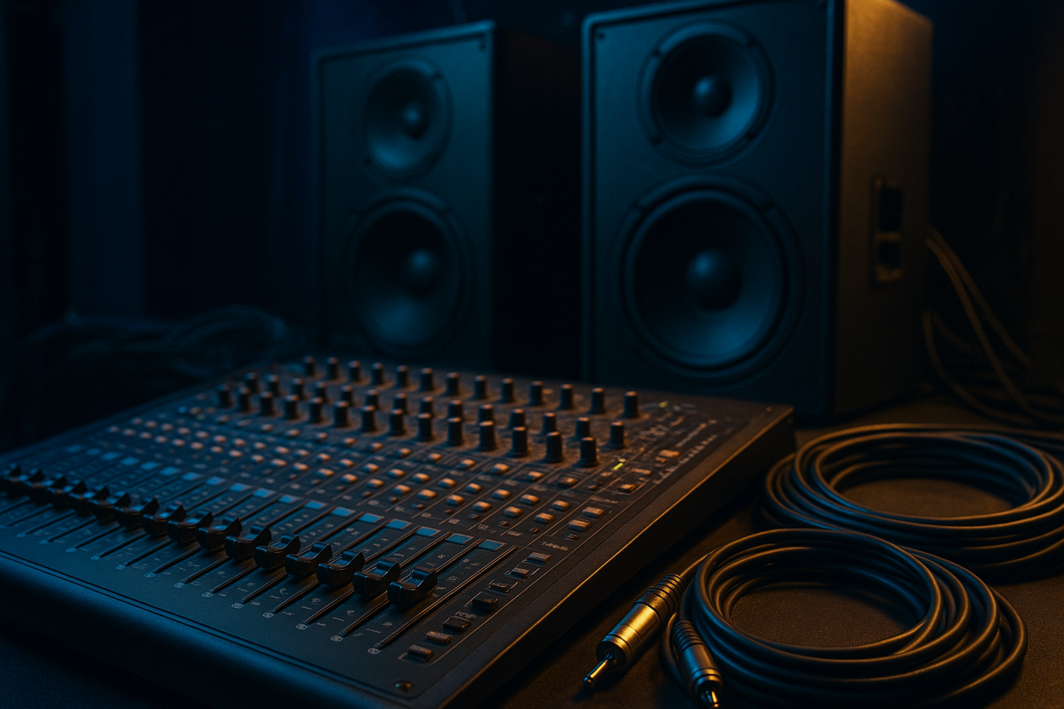 Redundant backup audio equipment used in professional DJ services for event reliability