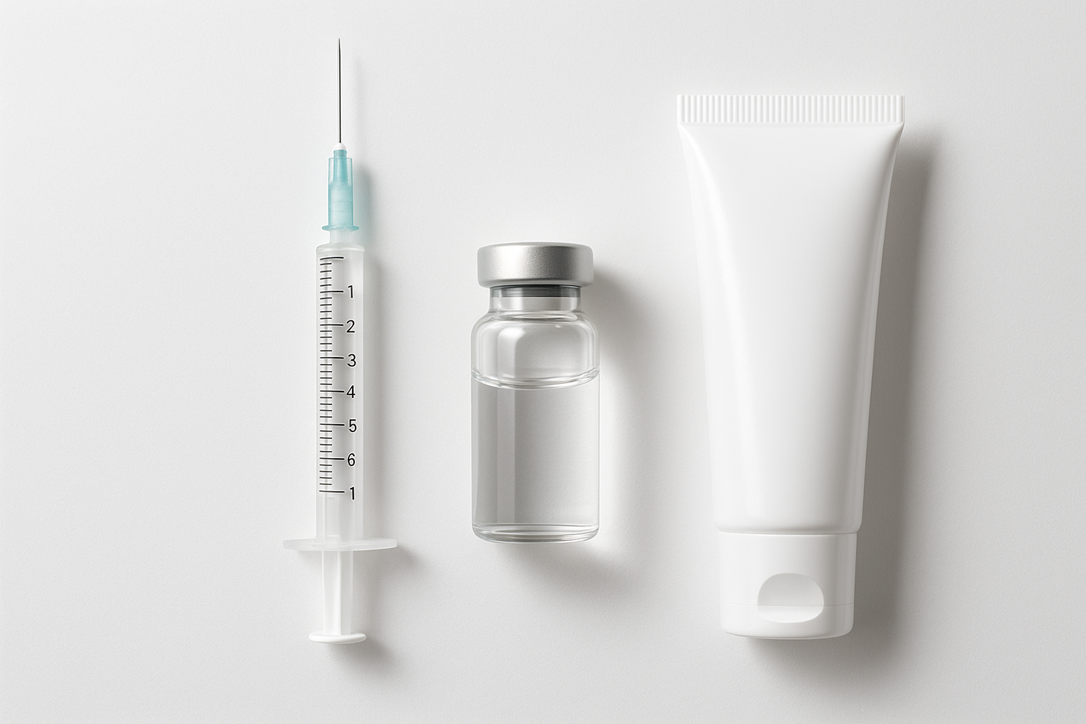 Different testosterone replacement therapy delivery methods including injections and topical gel