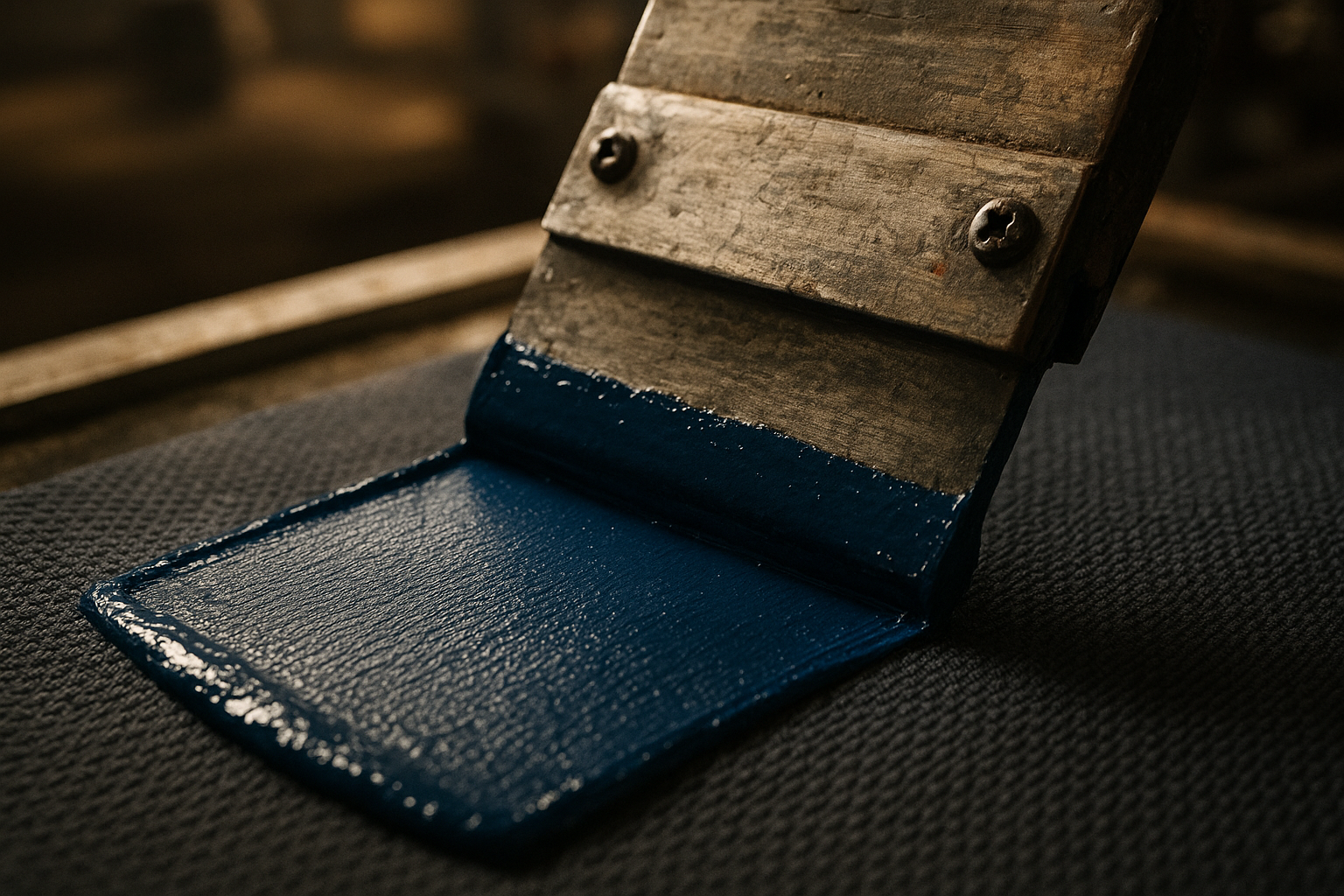 Screen printing process being applied to custom sportswear fabric