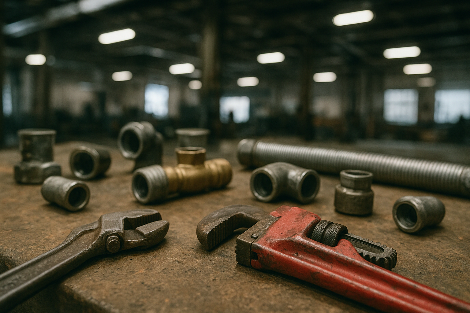 Baf7d90b_commercial-plumbing-tools Pipe fittings and tools used for commercial plumbing repairs in Terrell Texas