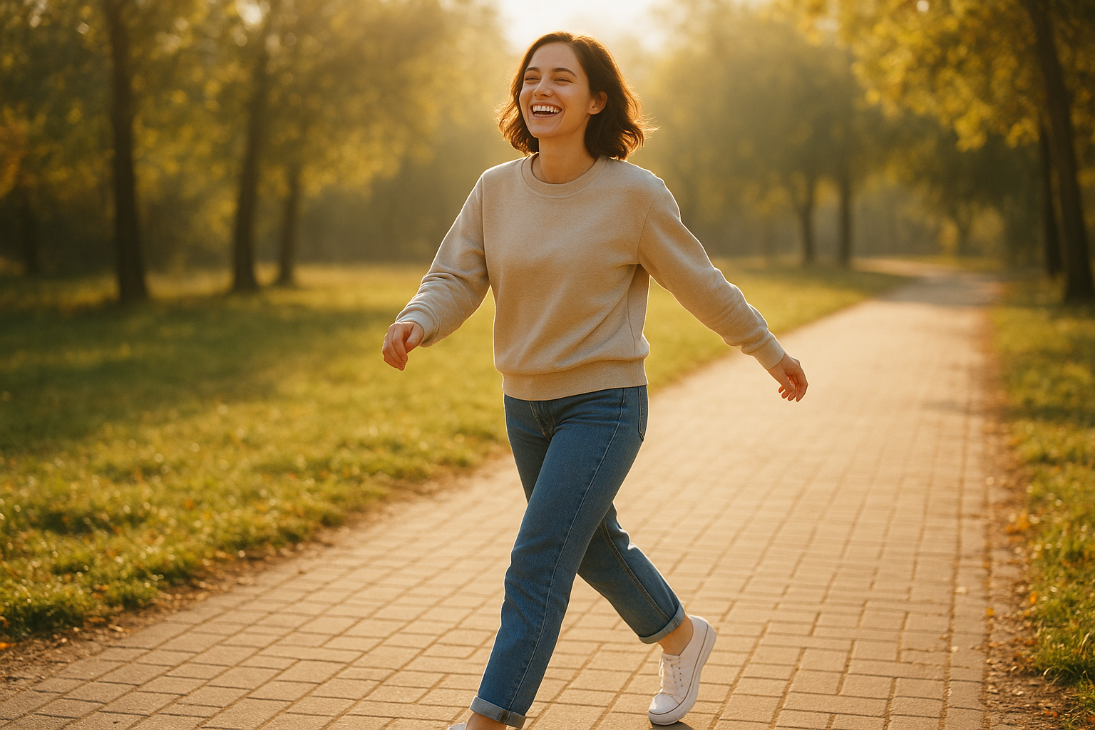 Person walking comfortably after using foot orthotics for plantar fasciitis