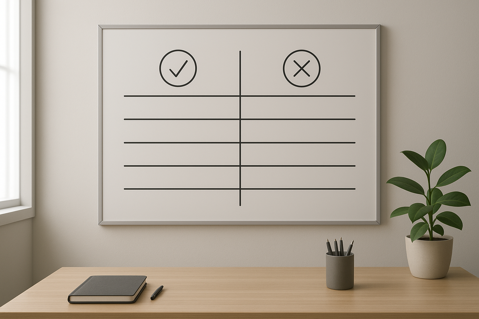 Whiteboard comparison illustrating part-time HR leadership versus a full-time HR director