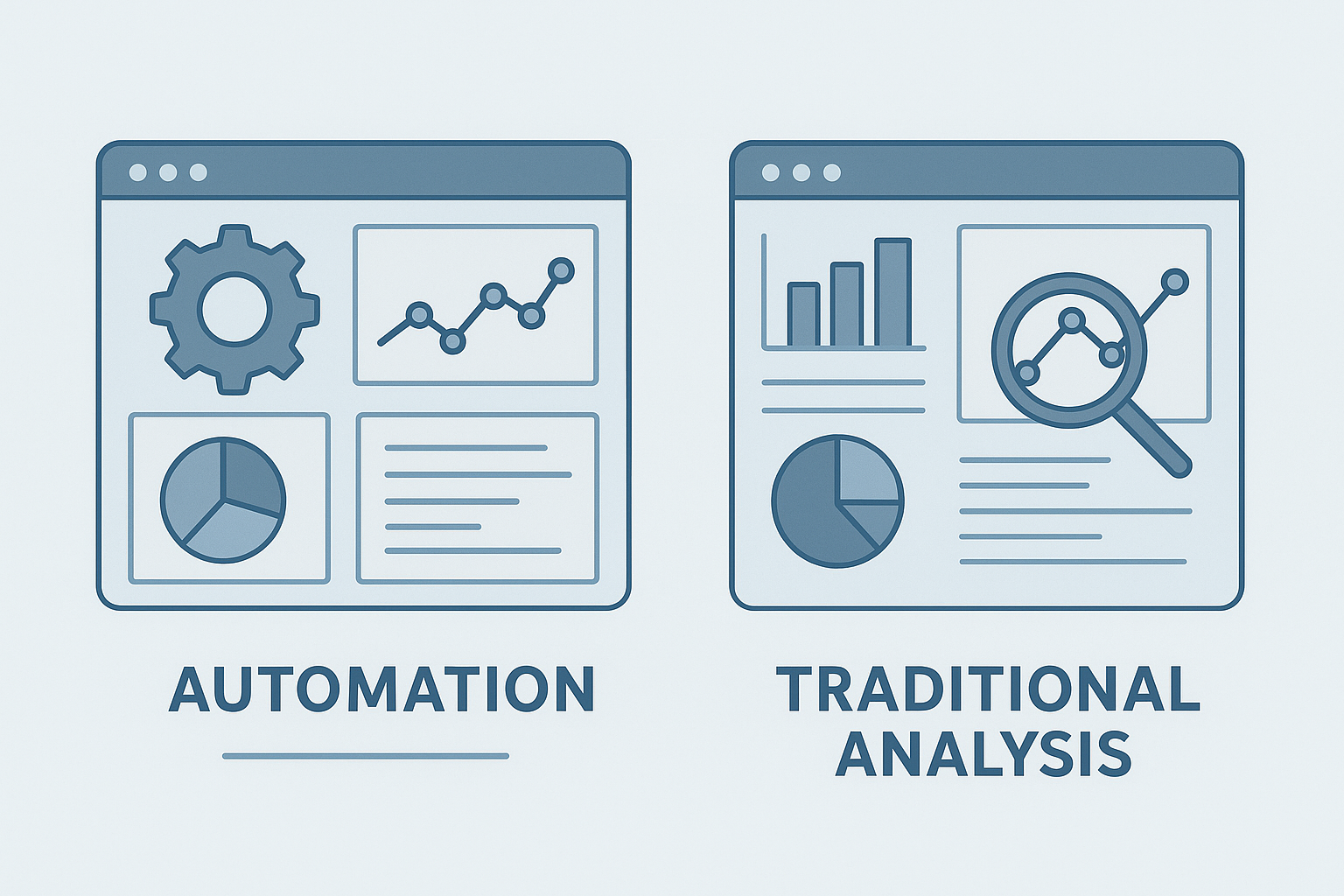 Visual comparison between AI-based search tools and traditional SEO software features