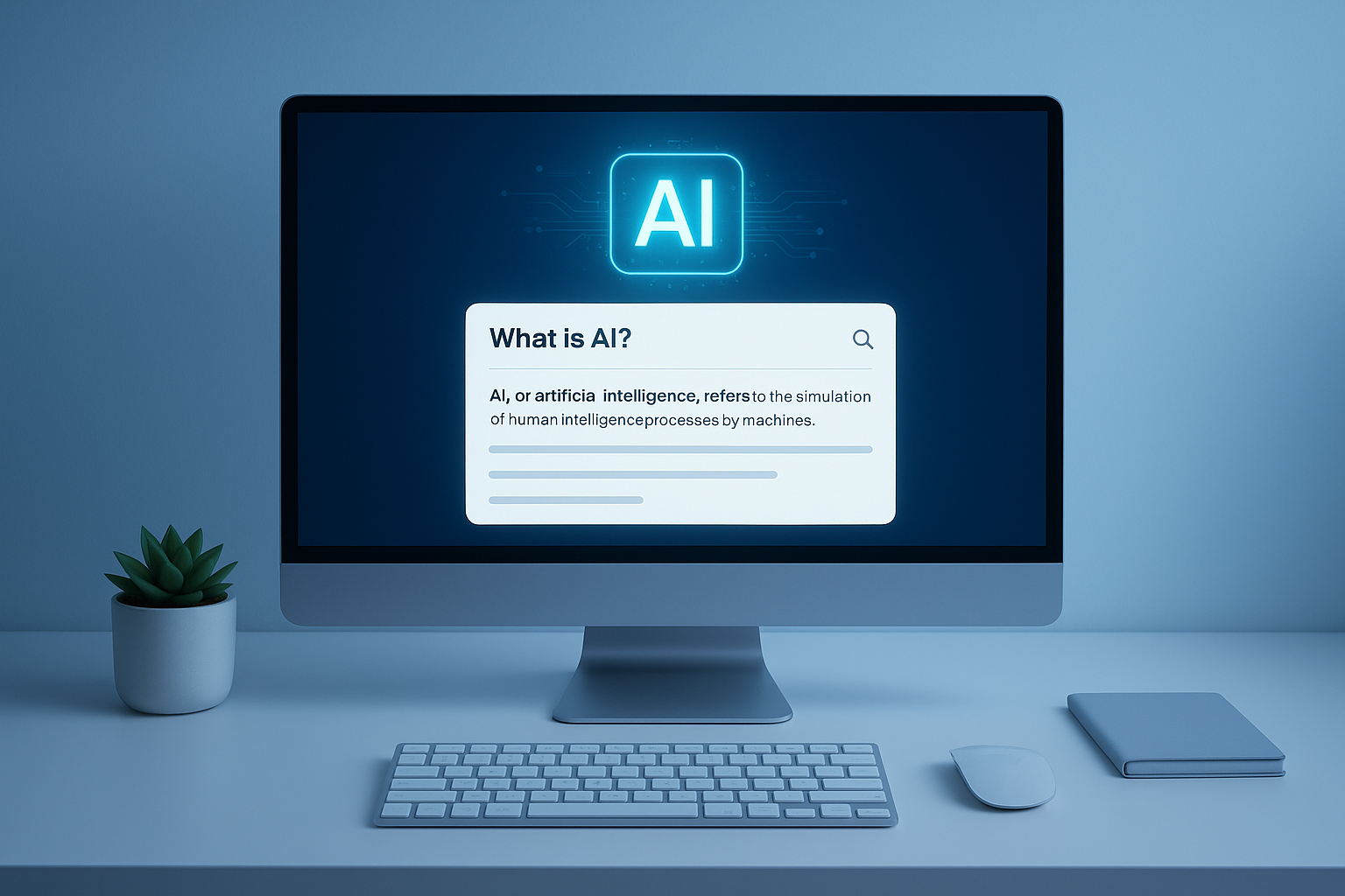 Answer Engine Optimization solutions displayed as a direct answer card in AI search results