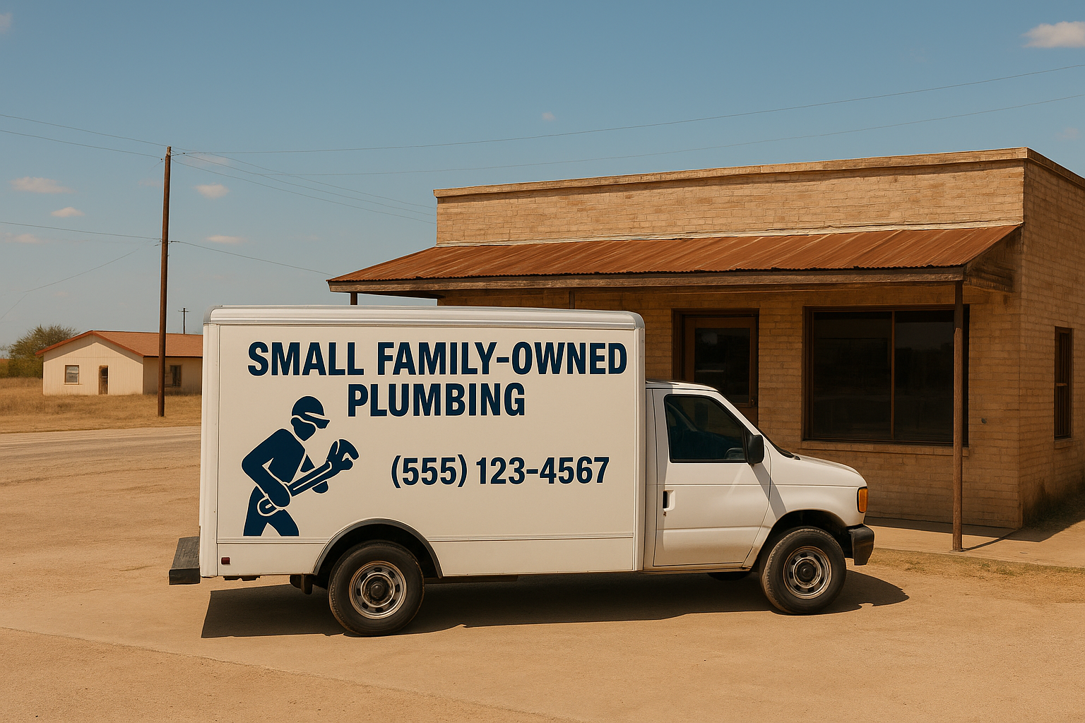 C80e1317_local-plumbing-service-vehicle-kaufman Local plumbing service vehicle used for gas line repair and commercial plumbing calls in Kaufman County