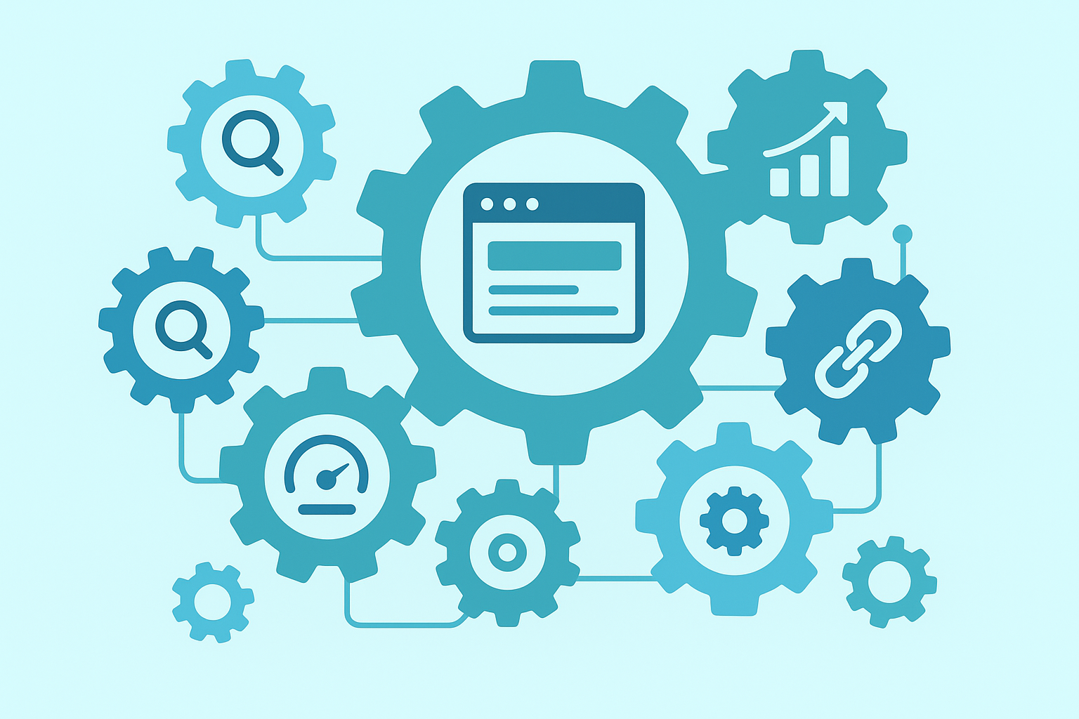 Automated system streamlining SEO user experience improvement tasks across multiple pages