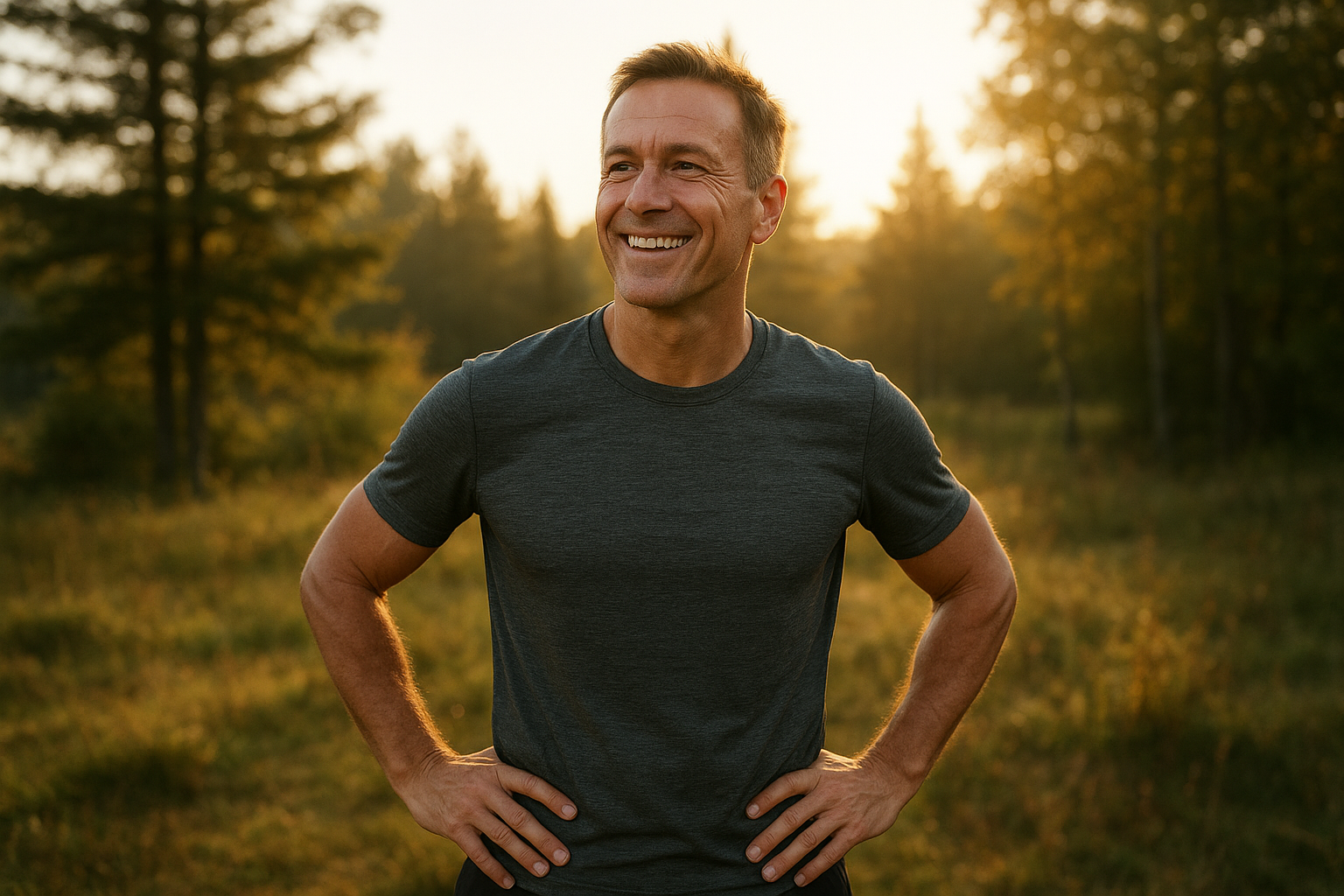 Healthy adult experiencing the benefits of hormone optimization and bioidentical hormone therapy in Ontario