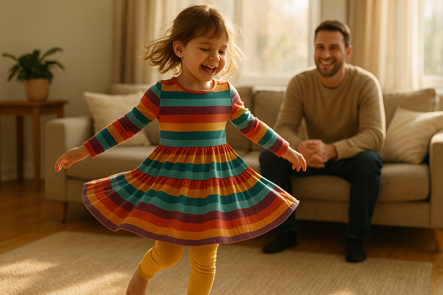 Child wearing stylish outfit from a children's clothing rental subscription