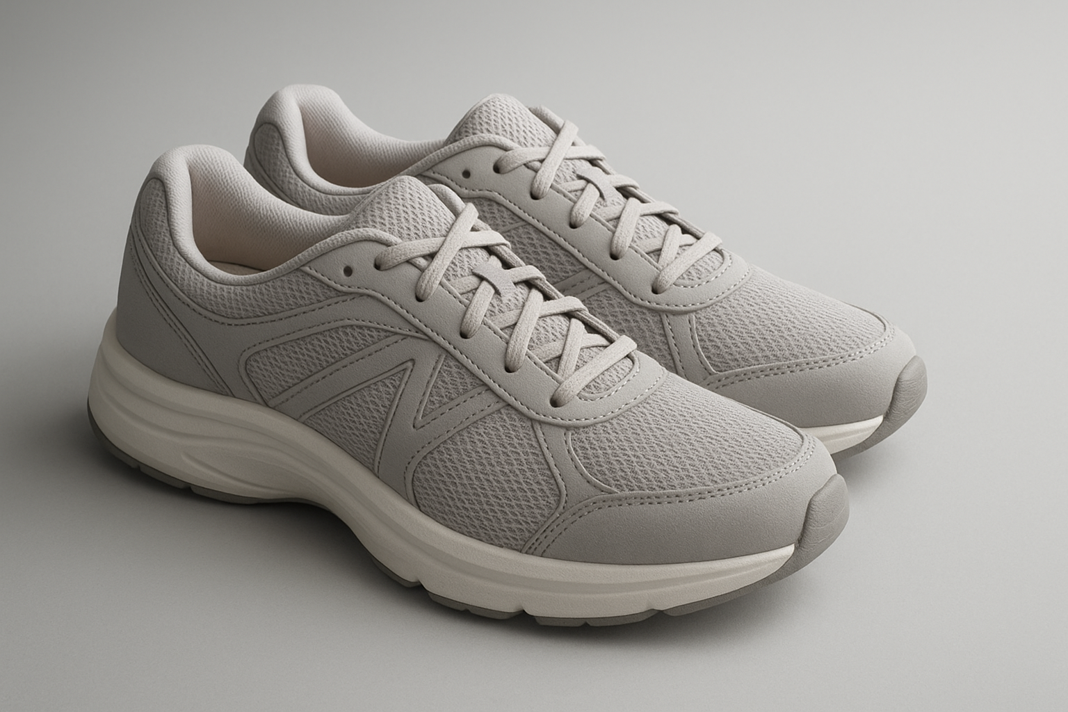 Pair of supportive footwear solutions shoes showing cushioned arch support insoles