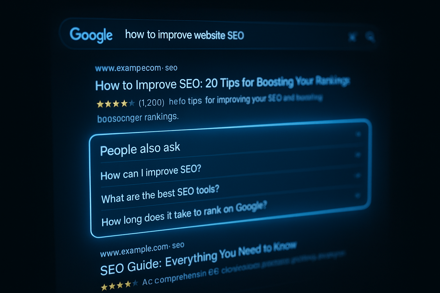 Google search results page showing rich results from a well-optimized structured data implementation