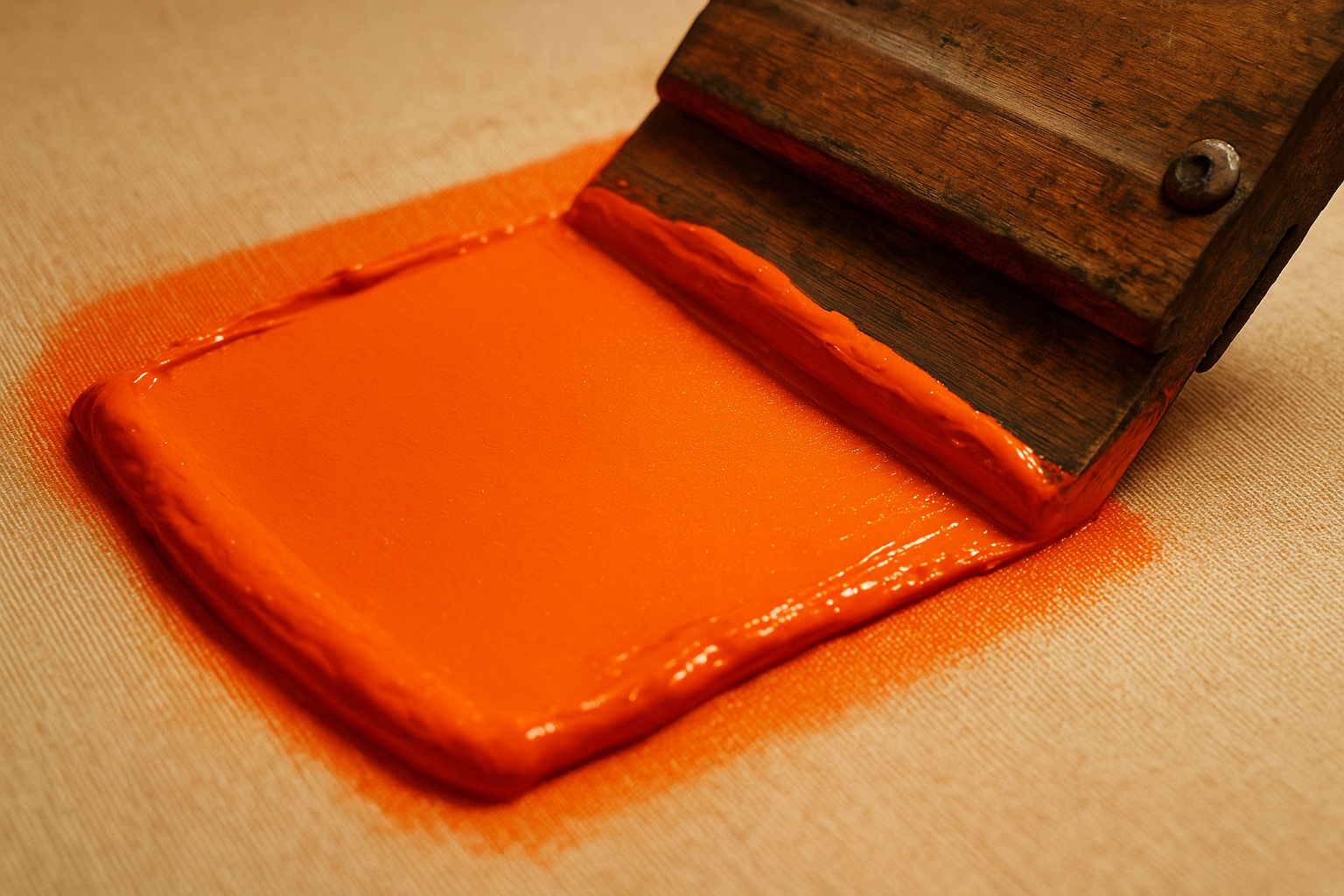 Screen printing process used to create durable women's graphic tees