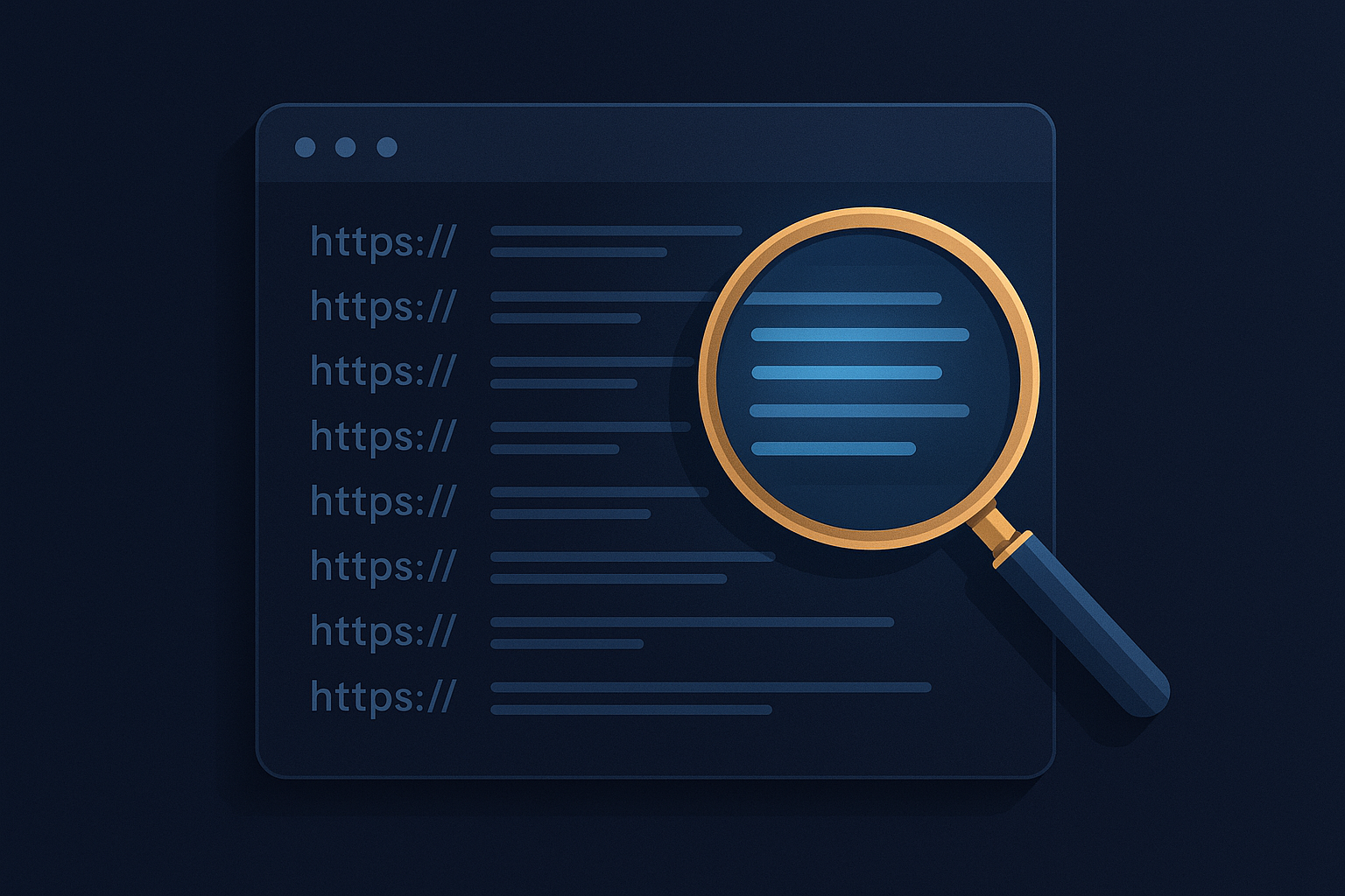 Diagram showing how list crawls target specific URLs from a predefined list for SEO analysis