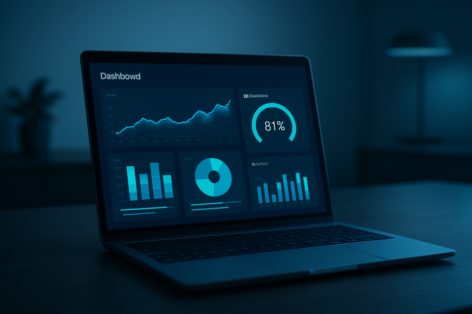 Dashboard showing automated digital marketing solutions tracking search performance