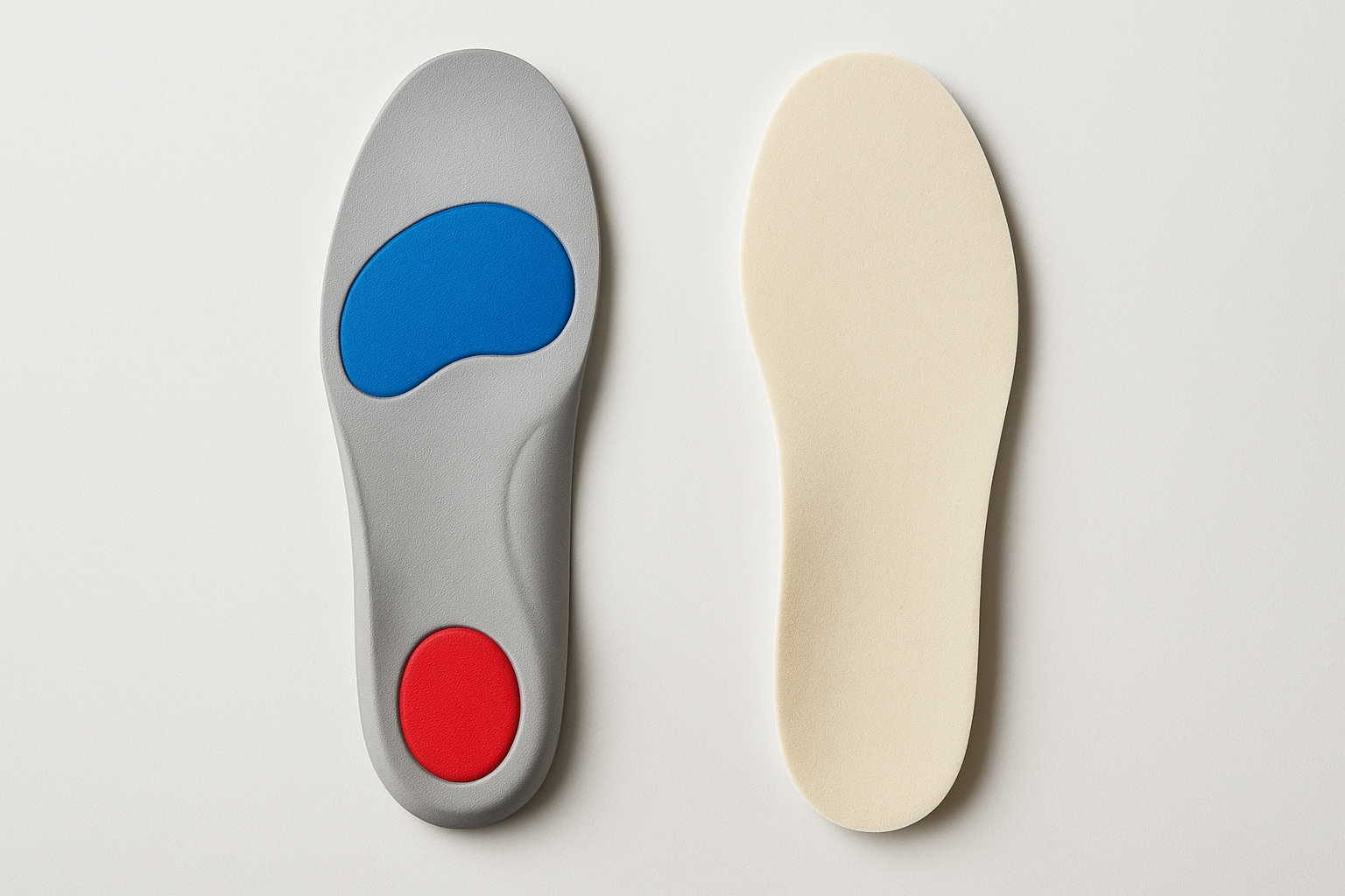 Comparison of medical-grade orthotics versus a generic foam shoe insert