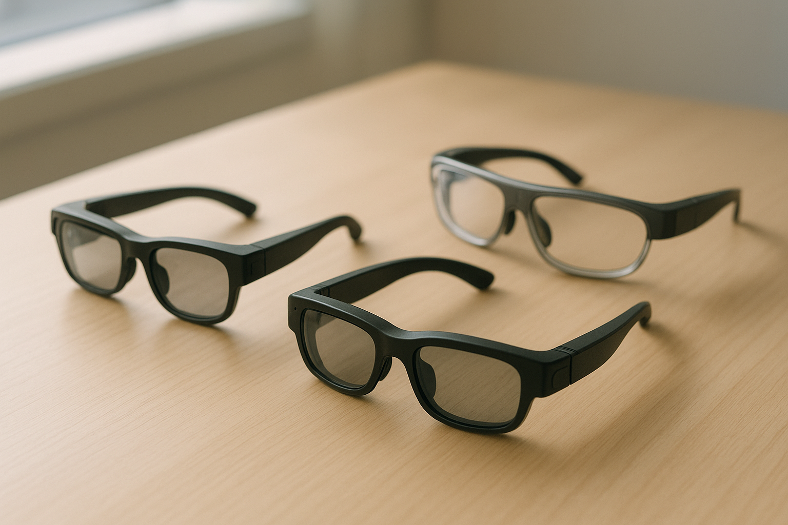 Personalized smart glasses recommendations compare three AI eyewear styles side by side