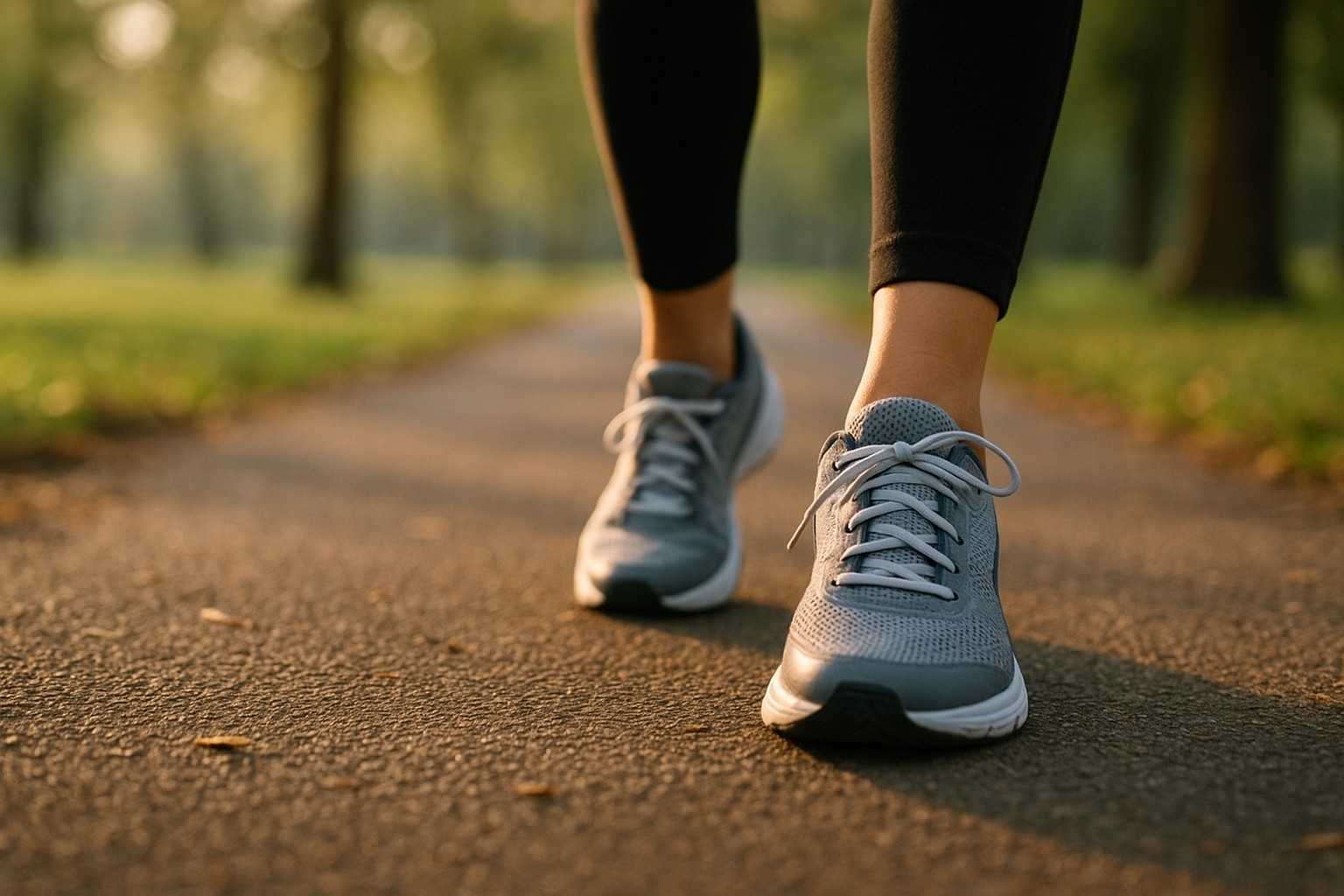 Person walking comfortably thanks to properly fitted custom arch support inserts