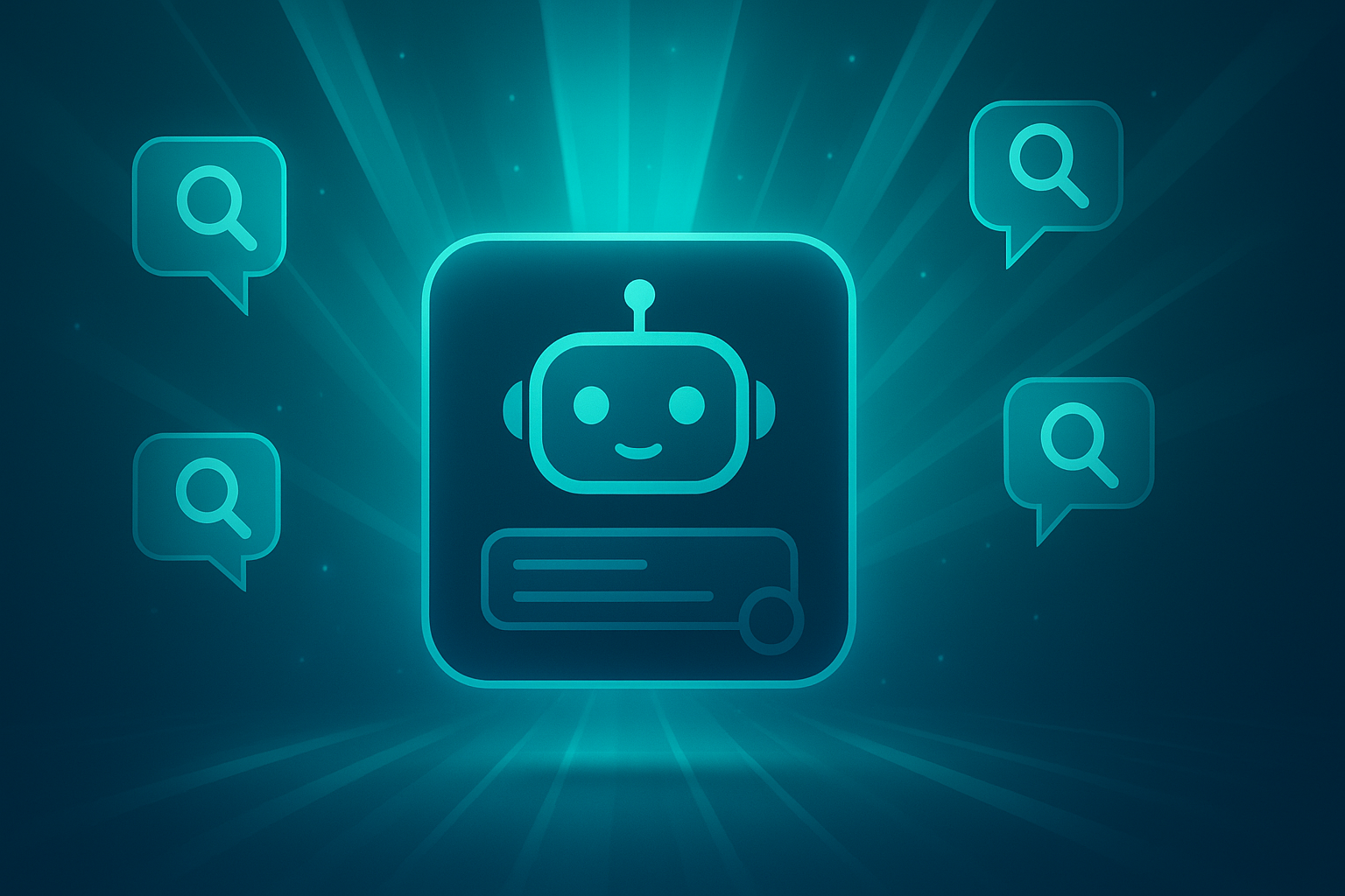 AI answer engine displaying search results powered by automation