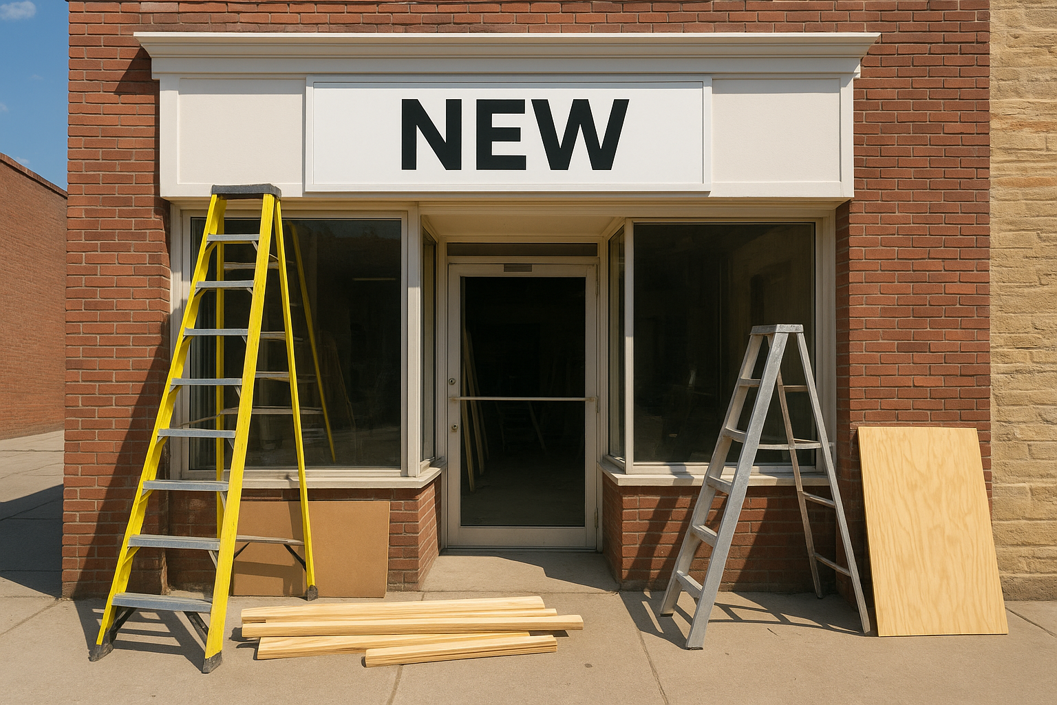 Retail storefront renovation funded through a term loan for business expansion
