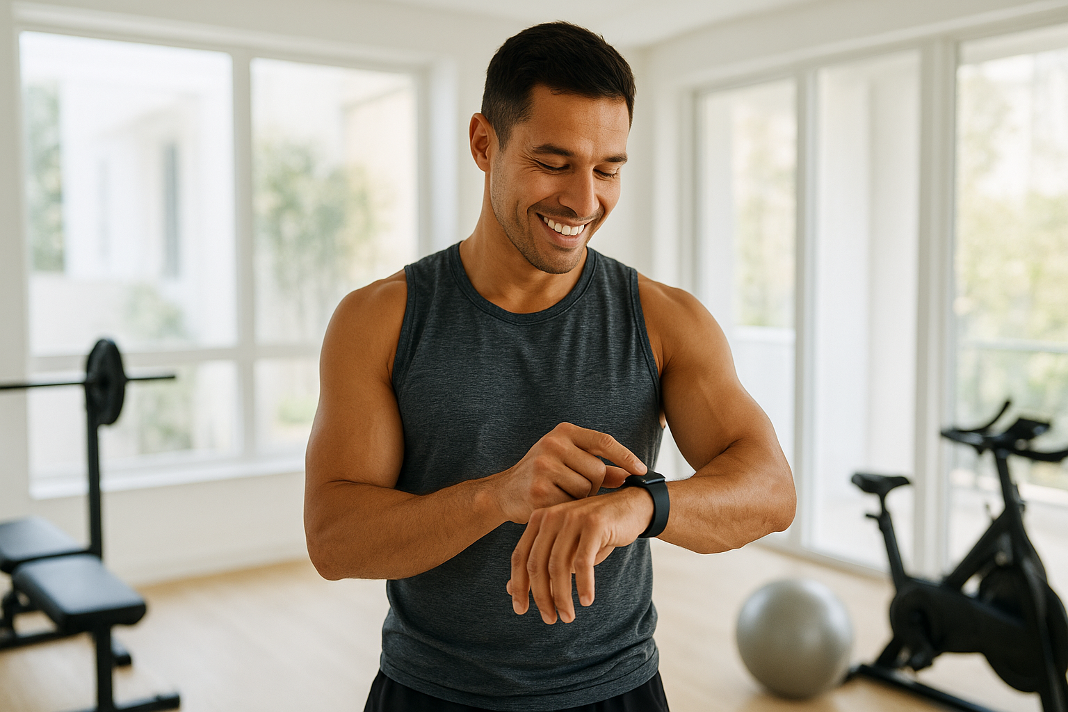 Motivated adult tracking progress as part of a personalized sustainable weight management program
