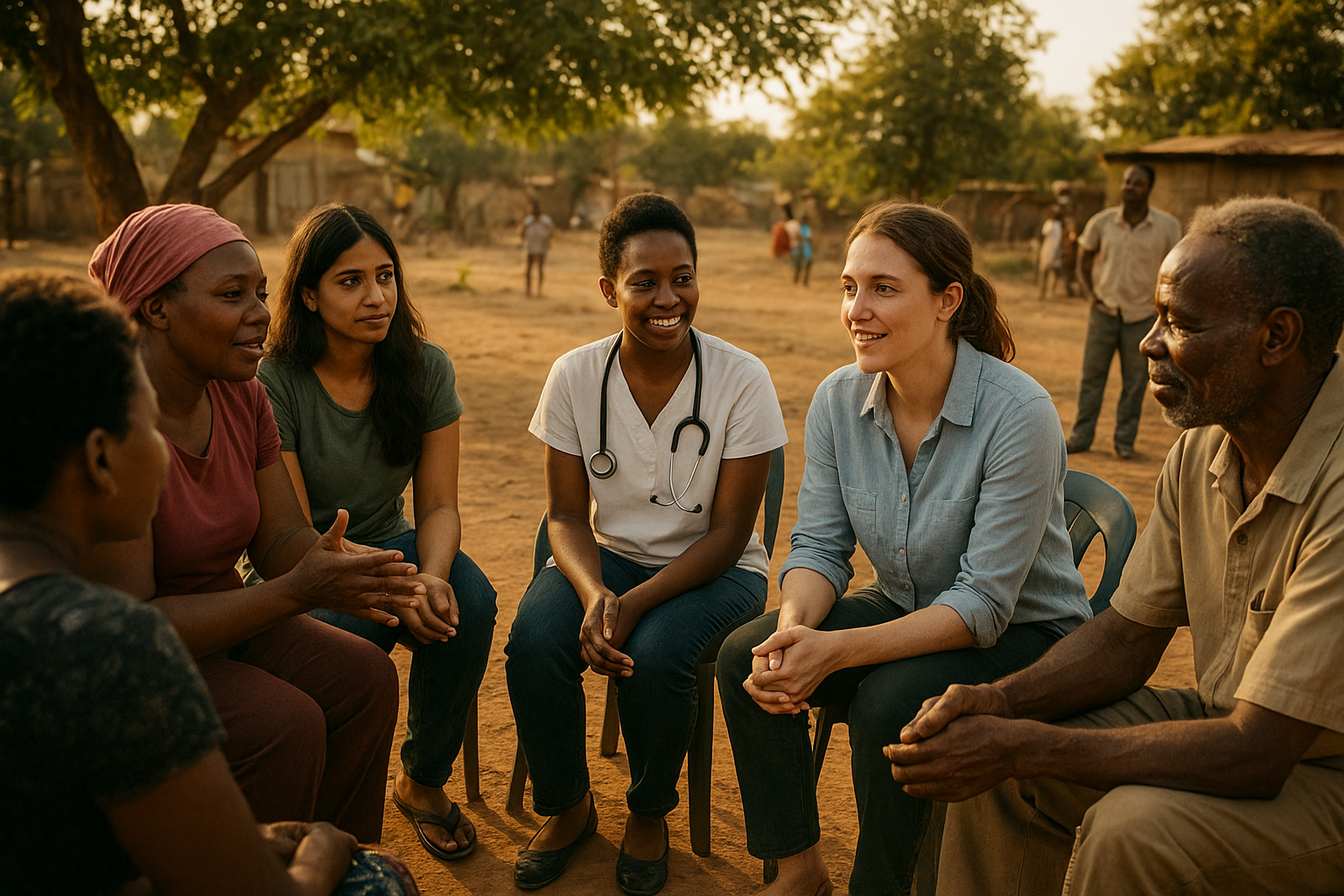 Community health stakeholders participating in a biomedical ethics advisory listening session