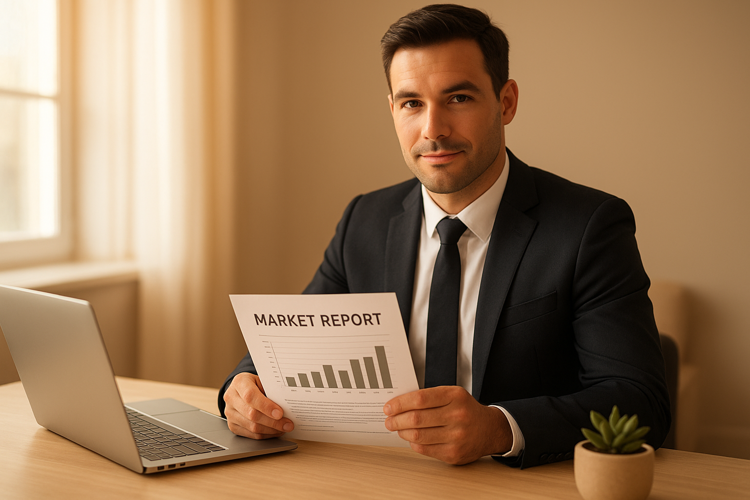 Agent planning daily outreach using data-driven unique real estate marketing ideas at a desk