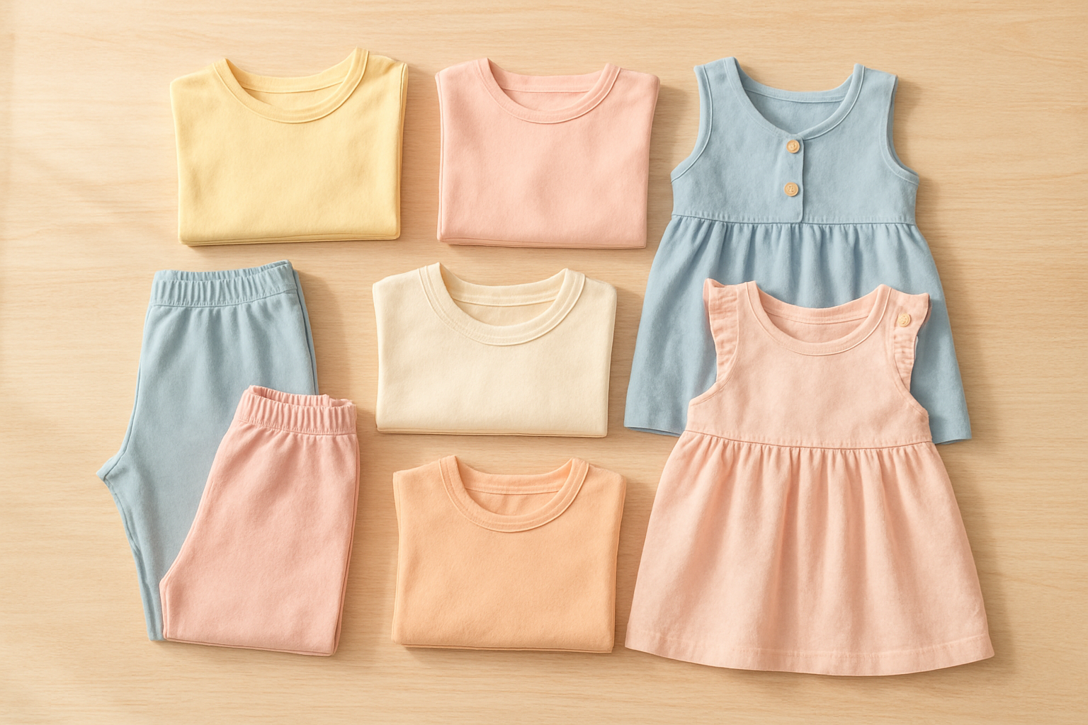 Rotating wardrobe of children's clothes from a family-friendly clothing subscription